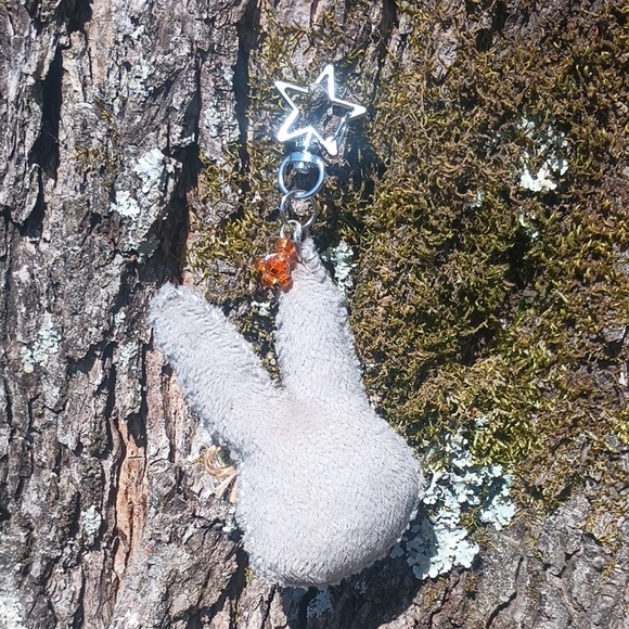 Handcrafted Bunny Keychain - Picture 3 of 5